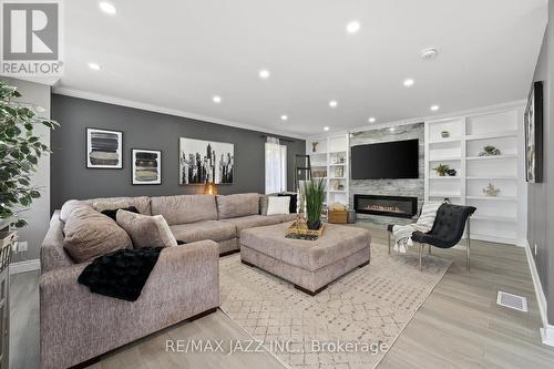 5277 Old Scugog Road, Clarington, ON - Indoor Photo Showing Living Room With Fireplace