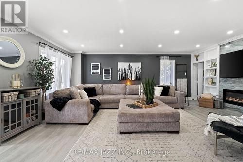 5277 Old Scugog Road, Clarington, ON - Indoor Photo Showing Living Room With Fireplace