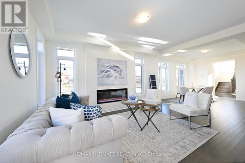 30 Sapwood Crescent, Brampton, ON - Indoor Photo Showing Living Room With Fireplace