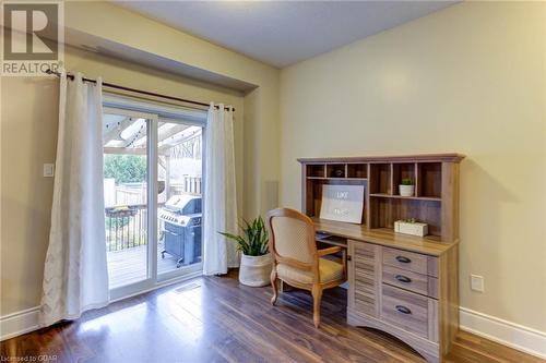 Office space featuring dark hardwood / wood-style floors - 135 Samuel Drive, Arthur, ON 