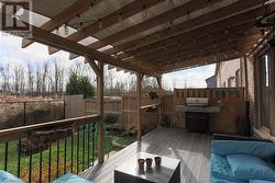 Deck with a yard - 