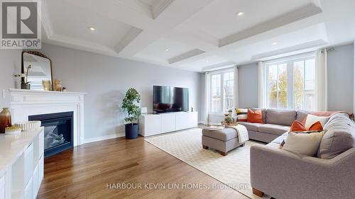 115 Roy Nichols Drive, Clarington, ON - Indoor Photo Showing Living Room With Fireplace