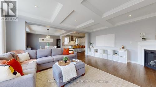 115 Roy Nichols Drive, Clarington, ON - Indoor Photo Showing Living Room With Fireplace