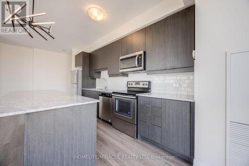 3307 - 2910 Highway 7 Road, Vaughan, ON - Indoor Photo Showing Kitchen With Stainless Steel Kitchen With Upgraded Kitchen