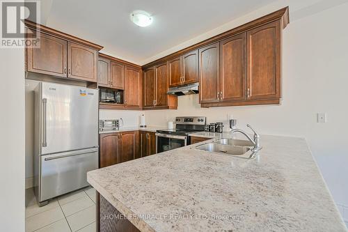 34 Pearman Crescent, Brampton, ON - Indoor Photo Showing Kitchen With Stainless Steel Kitchen With Double Sink