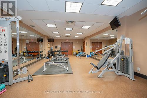 2401 - 4080 Living Arts Drive, Mississauga, ON - Indoor Photo Showing Gym Room