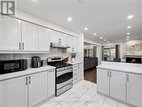 126 Sandmere Avenue, Brampton, ON - Indoor Photo Showing Kitchen With Upgraded Kitchen