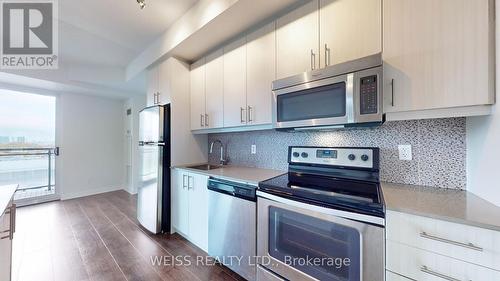 506 - 760 The Queensway S, Toronto, ON - Indoor Photo Showing Kitchen With Stainless Steel Kitchen