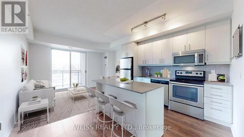 506 - 760 The Queensway S, Toronto, ON - Indoor Photo Showing Kitchen With Stainless Steel Kitchen