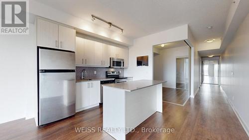 506 - 760 The Queensway S, Toronto, ON - Indoor Photo Showing Kitchen With Stainless Steel Kitchen