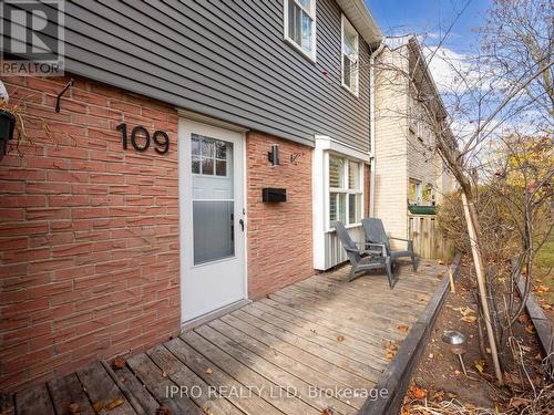 109 - 1050 Shawnmarr Road, Mississauga, ON - Outdoor With Deck Patio Veranda With Exterior