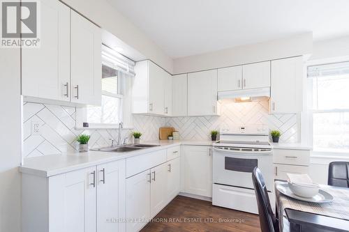 13 Railway Street, Brighton, ON - Indoor Photo Showing Kitchen With Double Sink