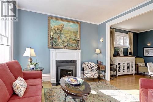 202 King Street E, Brockville, ON - Indoor Photo Showing Living Room With Fireplace