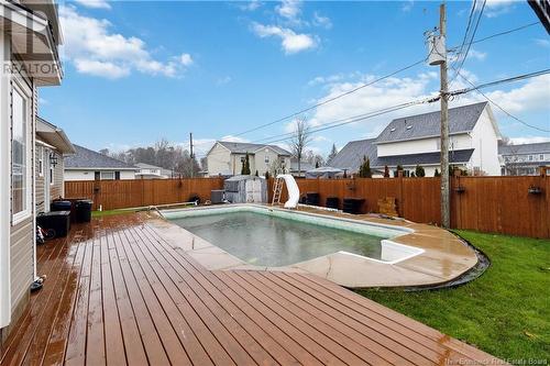 23 Vanessa Court, Riverview, NB - Outdoor With In Ground Pool With Backyard