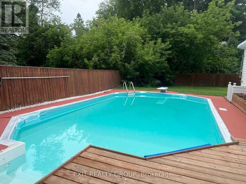 65 Elizabeth Street, Stirling-Rawdon, ON - Outdoor With In Ground Pool With Deck Patio Veranda With Backyard