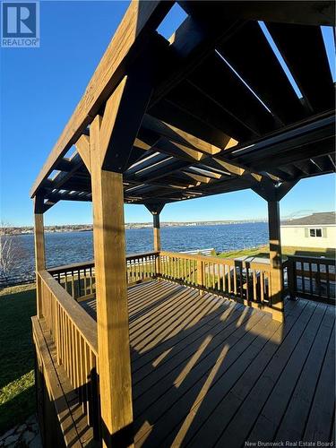 1217 Water Street, Miramichi, NB - Outdoor With Body Of Water With Deck Patio Veranda With View With Exterior