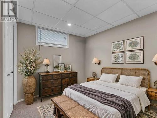 digitally staged basement bedroom - 1678 29 Street Se, Medicine Hat, AB 