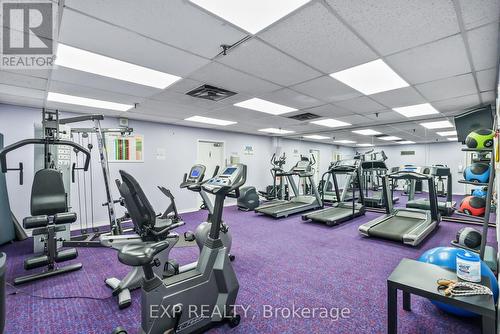 1410 - 44 Falby Court, Ajax (South East), ON - Indoor Photo Showing Gym Room