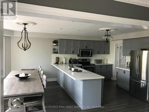 Upper - 19 Sayor Drive, Ajax, ON - Indoor Photo Showing Kitchen With Stainless Steel Kitchen With Double Sink