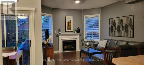 Main Fl - 47 Robertson Davies Drive, Brampton, ON - Indoor With Fireplace