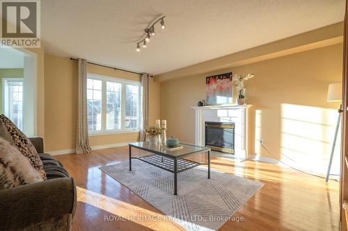 131 Root Crescent W, Ajax, ON - Indoor Photo Showing Living Room With Fireplace