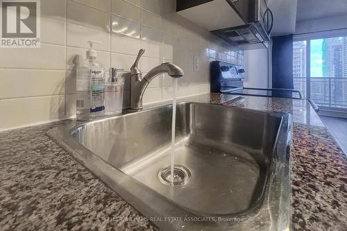 2407 - 385 Prince Of Wales Drive, Mississauga, ON - Indoor Photo Showing Kitchen With Double Sink