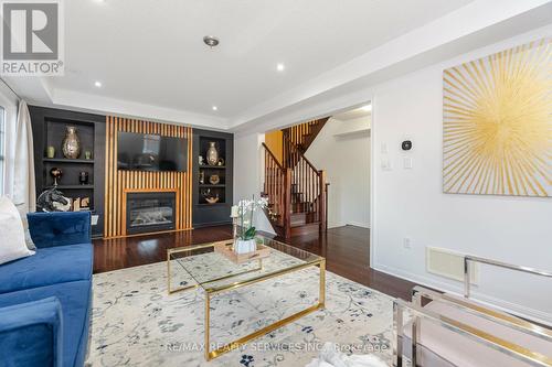 41 Betterton Crescent, Brampton, ON - Indoor Photo Showing Living Room With Fireplace