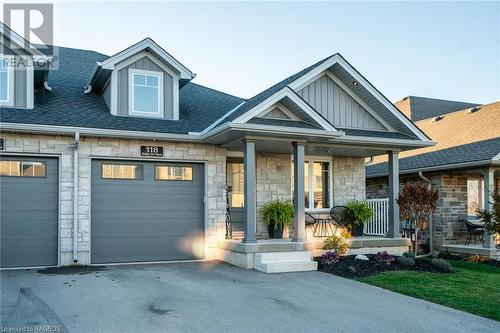 View of front of house featuring a garage and a porch - 118 Shady Hill Road, Durham, ON - Outdoor With Deck Patio Veranda With Facade