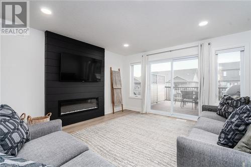 118 Shady Hill Road, Durham, ON - Indoor Photo Showing Living Room With Fireplace