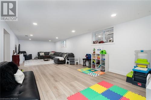 Lower level recreation room - 118 Shady Hill Road, Durham, ON - Indoor