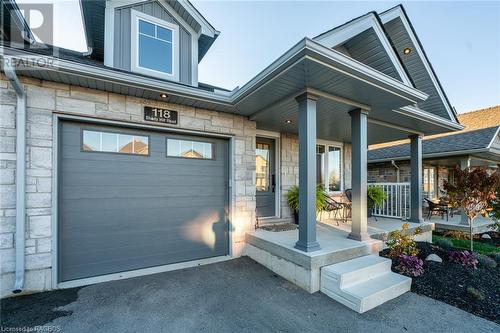 Entrance to property with covered porch - 118 Shady Hill Road, Durham, ON - Outdoor With Deck Patio Veranda