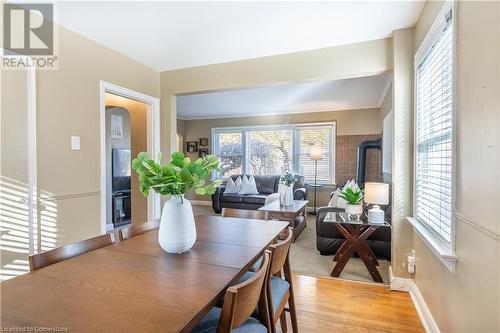 Dining space with light wood-type flooring - 645 Weber Street E, Kitchener, ON - Indoor Photo Showing Dining Room