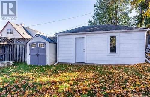 View of outdoor structure with a lawn - 645 Weber Street E, Kitchener, ON - Outdoor