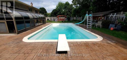 33 Ellis Street, West Lincoln (057 - Smithville), ON - Outdoor With In Ground Pool