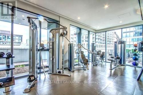 712 - 159 Dundas Street N, Toronto, ON - Indoor Photo Showing Gym Room