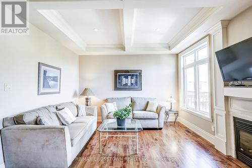 8293 Kipling Avenue, Vaughan, ON - Indoor Photo Showing Living Room With Fireplace