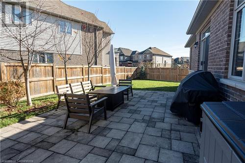 View of patio / terrace with outdoor lounge area and area for grilling - 219 Falconridge Drive, Waterloo, ON - Outdoor With Exterior