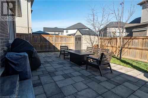 View of patio featuring a storage shed - 219 Falconridge Drive, Waterloo, ON - Outdoor With Deck Patio Veranda