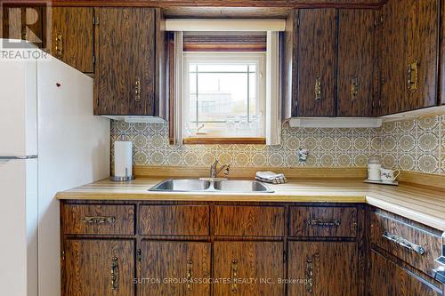 216 Wallace Avenue, Toronto, ON - Indoor Photo Showing Kitchen With Double Sink