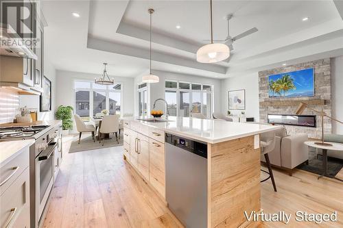 6748 Shaker Lane, Plympton-Wyoming, ON - Indoor Photo Showing Kitchen With Upgraded Kitchen