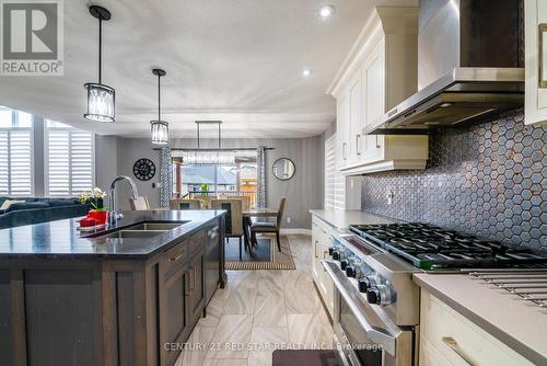 349 Munnoch Boulevard, Woodstock, ON - Indoor Photo Showing Kitchen With Double Sink With Upgraded Kitchen