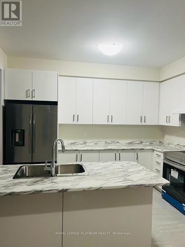 113 Stern Drive, Welland, ON - Indoor Photo Showing Kitchen With Double Sink