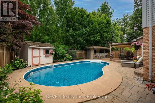 78 Sovereign Drive, St. Catharines, ON - Outdoor With In Ground Pool With Backyard