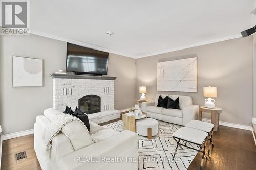 78 Sovereign Drive, St. Catharines, ON - Indoor Photo Showing Living Room With Fireplace