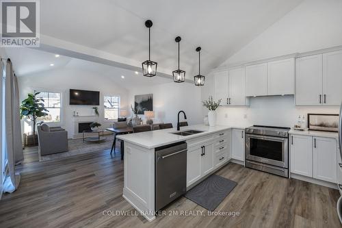 752 St. Mary'S Street, Peterborough (Otonabee), ON - Indoor Photo Showing Kitchen With Double Sink With Upgraded Kitchen