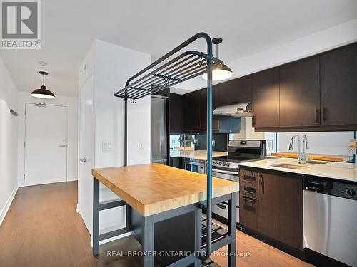 301 - 320 Richmond Street E, Toronto, ON - Indoor Photo Showing Kitchen With Double Sink