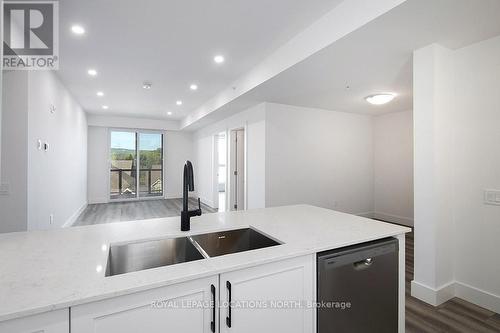 318 - 4 Kimberly Lane, Collingwood, ON - Indoor Photo Showing Kitchen With Double Sink