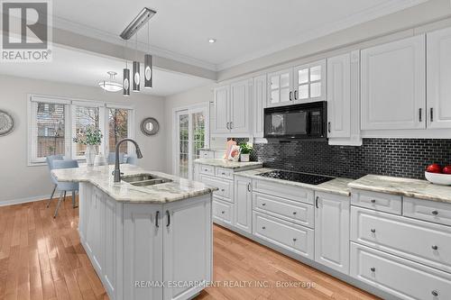 2068 Pipers Court, Burlington, ON - Indoor Photo Showing Kitchen With Double Sink With Upgraded Kitchen