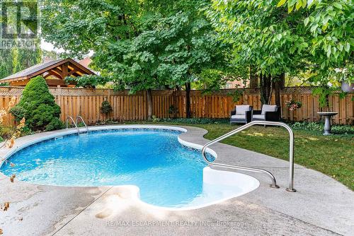 2068 Pipers Court, Burlington, ON - Outdoor With In Ground Pool With Backyard