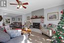 11044 1St Line, Milton, ON  - Indoor Photo Showing Living Room With Fireplace 